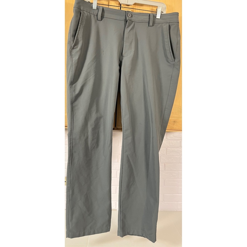 Under Armour Golf Pants Mens 36/30 Gray Performance Trousers